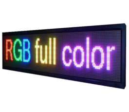 Led Sign Programmable  Digital Scrolling Messages Text only Window  Display