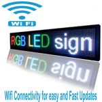 proogrammable led signs wifi