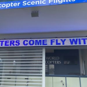 GOLD COAST LED SIGNS Seaworld Helicopters outdoor led signs P4