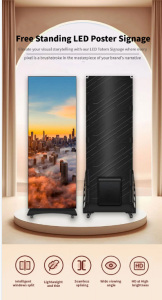 Digital Led Poster on wheels 