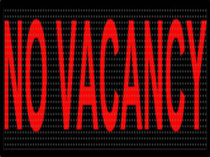 Vacancy or No Vacancy Digital Led Sign Hotel and Motel wifi