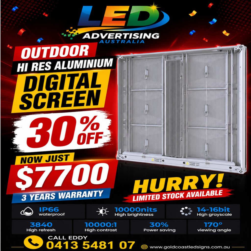 outdoor aluminim digital screen