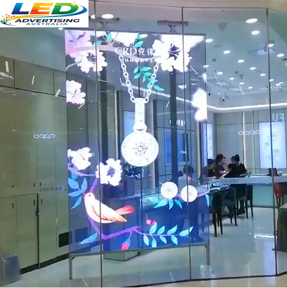 transparent led display