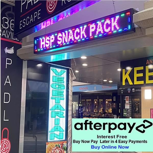 Digital Led Sign Programmable  Scrolling  Text Messages 200x20cm 1 line wifi - Image 4